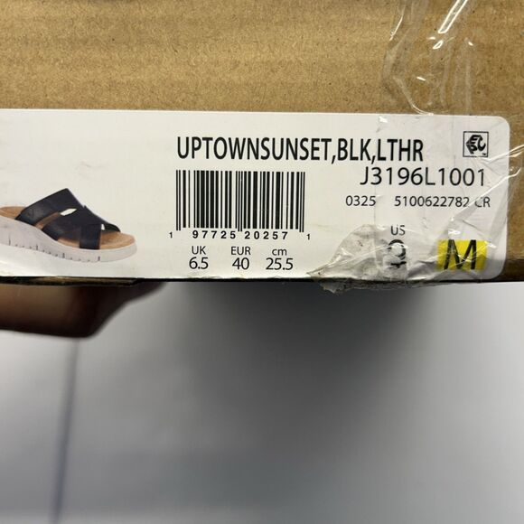 Vionic Uptown Sunset Wedge Slide Sandal Platform Non-Slip Sole Leather SZ 9 NEW - Picture 8 of 8